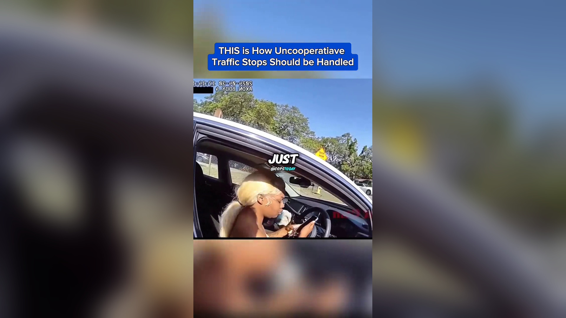 24 This is How Uncooperatiave Traffic Stops Should be Handled #cops #bodycam #police #policeofficer