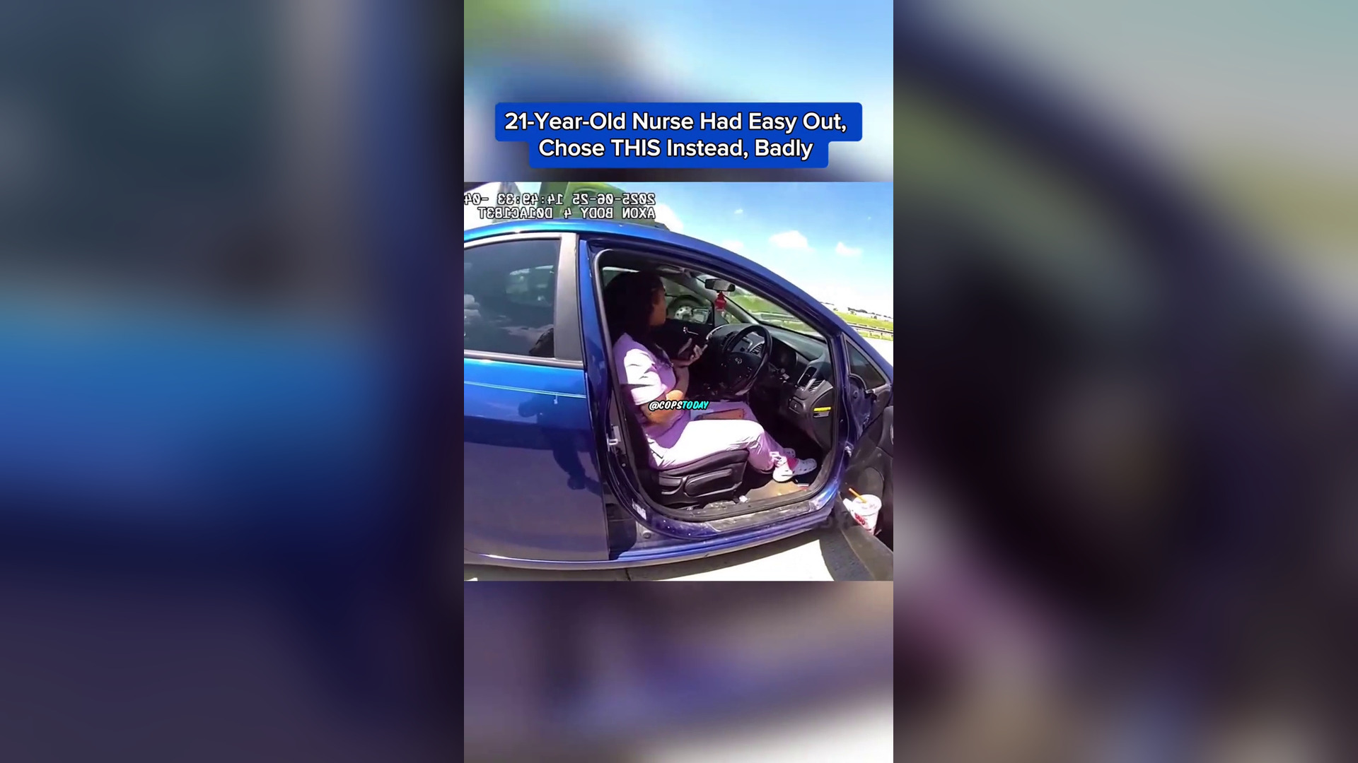 Full Video : 6 21-Year-Old Nurse Had Easy Out, Chose THIS Instead #cops #police #bodycam #policeofficer